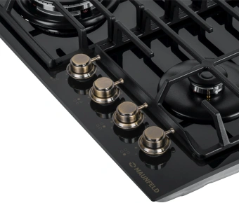 Газовая варочная поверхность Maunfeld EGHG.64.63CB.R/G черный - купить недорого с доставкой в интернет-магазине