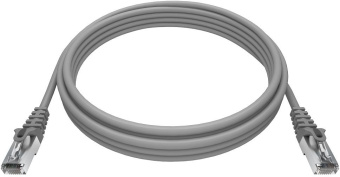 Патч-корд NTSS NTSS-PC-FTP-RJ45-5e-2.0-LSZH-GY NTSS-PC-FTP-RJ45-5E-2.0-LSZH FTP RJ-45 вил.-вилка RJ-45 кат.5E 2м серый LSZH (уп.:1шт) 26AWG - купить недорого с доставкой в интернет-магазине