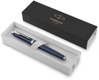 Ручка роллер Parker IM Core T321 (1931661) Matte Blue CT F черн. черн. подар.кор. - купить недорого с доставкой в интернет-магазине