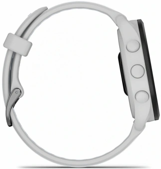 Смарт-часы Garmin Forerunner 165 30.4мм 1.2" AMOLED корп.серый рем.белый разм.брасл.:126-203мм (010-02863-21) - купить недорого с доставкой в интернет-магазине