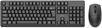 Клавиатура + мышь Acer OCC501 клав:черный мышь:черный USB Multimedia (ZL.ACC11.00H) - купить недорого с доставкой в интернет-магазине