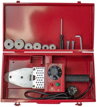 Сварочный аппарат для пластиковых труб Edon PWM-3/1400 1.4кВт Тмакс.:300 парн.насад. 3насад. (кейс в компл.) (40583) - купить недорого с доставкой в интернет-магазине