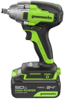 Гайковерт Greenworks GD24IW400 аккум. патрон:квад.1/2" (3802907CUG) - купить недорого с доставкой в интернет-магазине