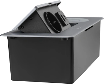 Розетка Cactus CS-SOCKET-USBA/C-WLESS для столешницы 26.5x11.8x6.5см серебристый - купить недорого с доставкой в интернет-магазине