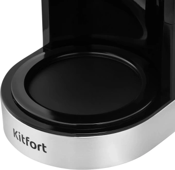 Кофеварка капельная Kitfort КТ-7630 950Вт черный/нержавеющая сталь - купить недорого с доставкой в интернет-магазине