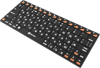 Клавиатура Оклик 840S черный USB беспроводная BT slim (754787) - купить недорого с доставкой в интернет-магазине