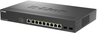 Коммутатор D-Link DGS-1210-10XP/ME/C1A (L2) 8x1Гбит/с 2SFP+ 8PoE+ 240W управляемый - купить недорого с доставкой в интернет-магазине