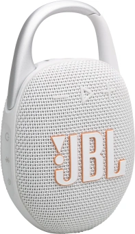 Колонка порт. JBL Clip 5 белый 7W Mono BT 1400mAh - купить недорого с доставкой в интернет-магазине