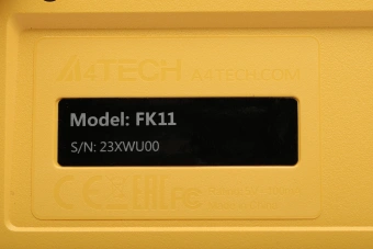 Клавиатура + мышь A4Tech Fstyler F1110 клав:черный/желтый мышь:черный/желтый USB Multimedia (F1110 BUMBLEBEE) - купить недорого с доставкой в интернет-магазине