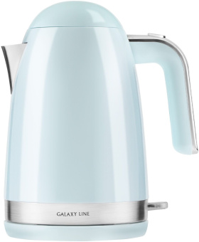 Чайник электрический Galaxy Line GL 0332 1.7л. 2200Вт голубой (корпус: нержавеющая сталь) - купить недорого с доставкой в интернет-магазине