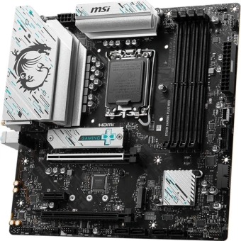 Материнская плата MSI B760M GAMING PLUS WIFI Soc-1700 Intel B760 4xDDR5 mATX AC`97 8ch(7.1) 2.5Gg+HDMI+DP - купить недорого с доставкой в интернет-магазине