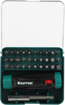 Набор принадлежностей Kraftool 26142-H32 32 предмета (жесткий кейс) - купить недорого с доставкой в интернет-магазине