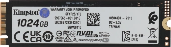 Накопитель SSD Kingston PCIe 5.0 x4 1TB SFYR2S/1T0 Fury Renegade M.2 2280 - купить недорого с доставкой в интернет-магазине