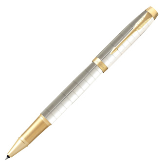 Ручка роллер Parker IM Premium T318 (CW2143646) Pearl GT F черн. черн. подар.кор. - купить недорого с доставкой в интернет-магазине