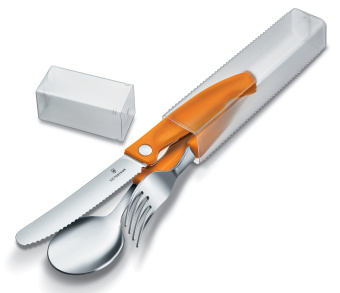 Набор столовых приборов Victorinox Swiss Classic набор из 3предм. оранжевый (6.7192.F9) - купить недорого с доставкой в интернет-магазине