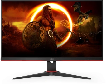 Монитор AOC 23.8" Gaming 24G2SAE черный/красный VA LED 1ms 16:9 HDMI M/M матовая 350cd 178гр/178гр 1920x1080 165Hz FreeSync Premium VGA DP FHD 5.6кг - купить недорого с доставкой в интернет-магазине