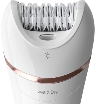 Эпилятор Philips BRE740/11 скор.:2 насад.:8 от аккум. белый - купить недорого с доставкой в интернет-магазине