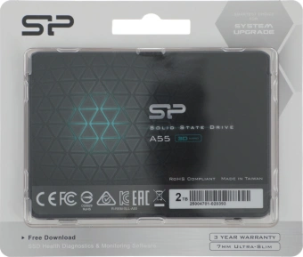 Накопитель SSD Silicon Power SATA-III 2TB SP002TBSS3A55S25 Ace A55 2.5" - купить недорого с доставкой в интернет-магазине