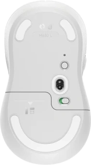 Мышь Logitech M650 L белый оптическая 4000dpi silent беспров. BT/Radio USB 5but (910-006389) - купить недорого с доставкой в интернет-магазине