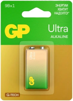 Батарея GP Ultra Alkaline 1604AUA21-5CRSBC1 9V (1шт) блистер - купить недорого с доставкой в интернет-магазине