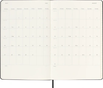 Ежедневник Moleskine ACADEMIC Large 130х210мм датир.18мес 592стр. черный - купить недорого с доставкой в интернет-магазине