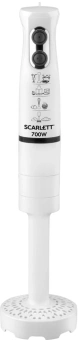 Блендер погружной Scarlett SC-HB42M33 700Вт белый - купить недорого с доставкой в интернет-магазине
