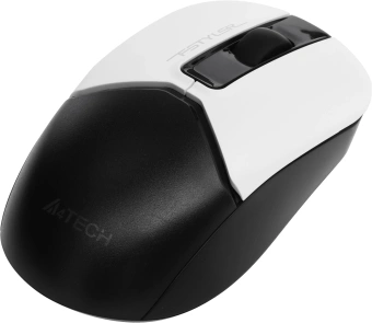 Мышь A4Tech Fstyler FB12 белый/черный оптическая 1200dpi беспров. BT/Radio USB 3but (FB12 PANDA) - купить недорого с доставкой в интернет-магазине
