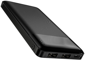 Мобильный аккумулятор Hoco J72 Easy travel 10000mAh 2A 2xUSB-A черный - купить недорого с доставкой в интернет-магазине