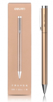 Ручка гелев. автоматическая Deli S99 ассорти d=0.5мм черн. черн. (1шт) - купить недорого с доставкой в интернет-магазине