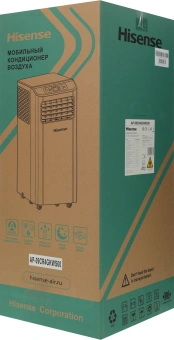 Кондиционер мобильный Hisense W-series AP-09CR4GKWS00 белый площ.17м2 - купить недорого с доставкой в интернет-магазине