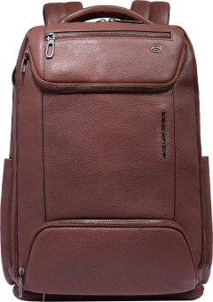 Рюкзак мужской Piquadro Cronus CA6690S134BM/M коричневый кожа - купить недорого с доставкой в интернет-магазине