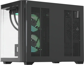 Корпус Formula Crystal U2M Floe черный без БП mATX 1xUSB3.0 1xUSB3.1 audio bott PSU - купить недорого с доставкой в интернет-магазине