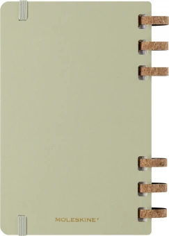 Еженедельник Moleskine ACADEMIC SPIRAL DHSPK5212AMWH3 Large 150х210мм 200стр. кремовые страницы спираль киви - купить недорого с доставкой в интернет-магазине