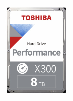 Жесткий диск Toshiba SATA-III 8Tb HDWR480UZSVA X300 (7200rpm) 256Mb 3.5" - купить недорого с доставкой в интернет-магазине