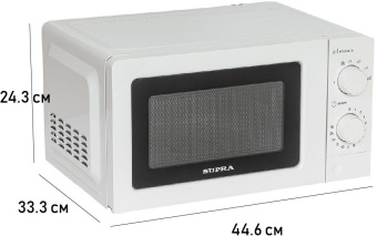 Микроволновая Печь Supra 20MW61 20л. 700Вт белый - купить недорого с доставкой в интернет-магазине
