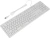 Клавиатура Оклик 500M белый USB slim Multimedia (1061586) кабель 1.5м - купить недорого с доставкой в интернет-магазине