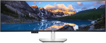 Монитор Dell 49" UltraSharp U4924DW черный IPS LED 32:9 HDMI M/M матовая HAS Piv 350cd 178гр/178гр 5120x1440 60Hz DP UHD USB 16.3кг - купить недорого с доставкой в интернет-магазине