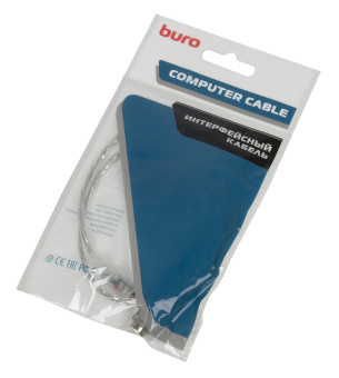Кабель-удлинитель аудио Buro Jack 3.5 (m)/Jack 3.5 (f) 0.5м. прозрачный (CAB025-0.5M) - купить недорого с доставкой в интернет-магазине