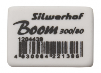 Ластик Silwerhof Boom 300/80 181146 26х18.5х8мм каучук термопластичный белый - купить недорого с доставкой в интернет-магазине