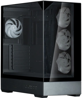 Корпус Zalman P40 Prism Plus черный без БП ATX 8x120mm 2xUSB3.0 audio bott PSU - купить недорого с доставкой в интернет-магазине