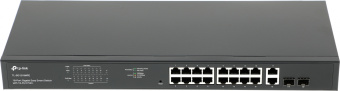 Коммутатор TP-Link TL-SG1218MPE (L2) 18x1Гбит/с 2xКомбо(1000BASE-T/SFP) 16PoE+ 192W управляемый - купить недорого с доставкой в интернет-магазине