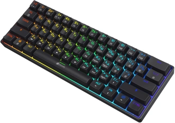 Клавиатура Оклик K713X механическая черный USB Multimedia for gamer LED - цена, купить или заказать с доставкой в интернет-магазине Клавиатура Оклик K713X механическая черный USB Multimedia for gamer LED - купить недорого с доставкой в интернет-магазине