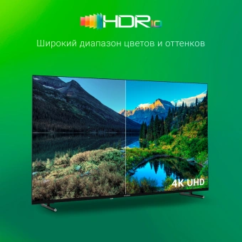 Телевизор LED Digma 55" DM-LED55UBB33 Яндекс.ТВ Frameless Metal черный 4K Ultra HD 60Hz DVB-T DVB-T2 DVB-C DVB-S DVB-S2 USB WiFi Smart TV - купить недорого с доставкой в интернет-магазине