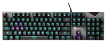 Клавиатура Оклик 935G RAGNAR механическая черный USB Multimedia for gamer LED (подставка для запястий) - купить недорого с доставкой в интернет-магазине