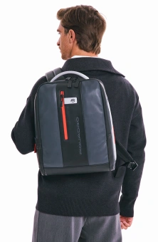 Рюкзак мужской Piquadro Urban CA4818UB00/GRN серый/черный натур.кожа - купить недорого с доставкой в интернет-магазине