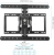 Кронштейн для телевизора Kromax Ultra Slim-102 черный 32"-90" макс.60кг настенный поворот и наклон - купить недорого с доставкой в интернет-магазине