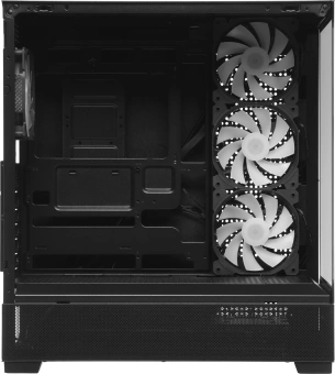 Корпус Accord ACC-ZA11B AR черный без БП ATX 3x120mm 1xUSB2.0 2xUSB3.0 audio bott PSU - купить недорого с доставкой в интернет-магазине