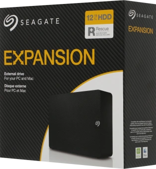 Жесткий диск Seagate USB3.0 12.2TB STKP12000400 Expansion 3.5" черный - купить недорого с доставкой в интернет-магазине