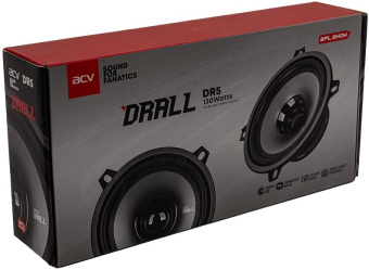 Колонки автомобильные ACV Drall DR5 (без решетки) 130Вт 94дБ 3Ом 13см (5дюйм) (ком.:2кол.) широкополосные однополосные - купить недорого с доставкой в интернет-магазине