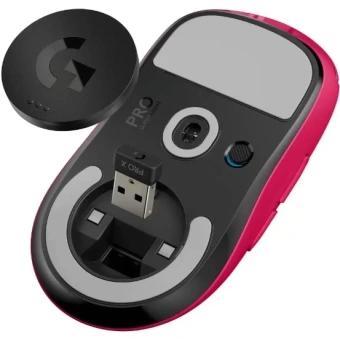 Мышь Logitech G Pro X Superlight розовый оптическая 25600dpi беспров. USB 4but (910-005960) - купить недорого с доставкой в интернет-магазине